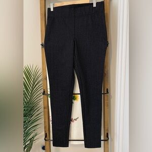 Jules & Leopold Black & Grey Houndstooth Pull On Pants, Medium